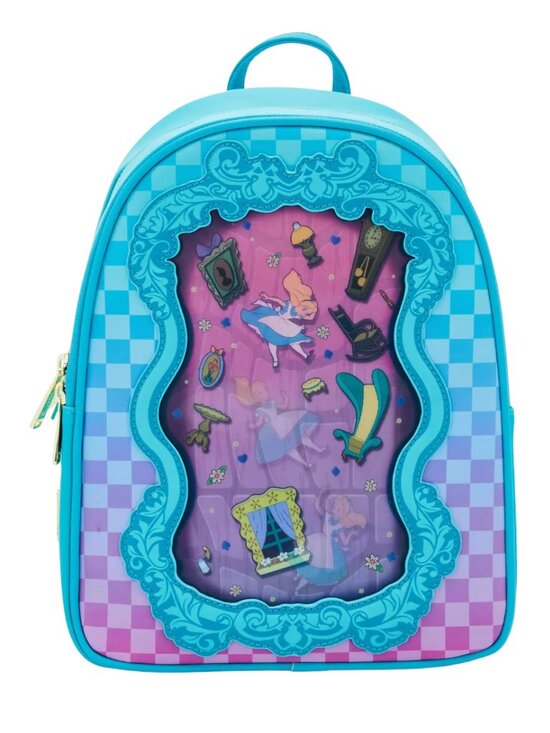 Loungefly Disney Alice in Wonderland Rabbit Hole Lenticular Mini Backpack